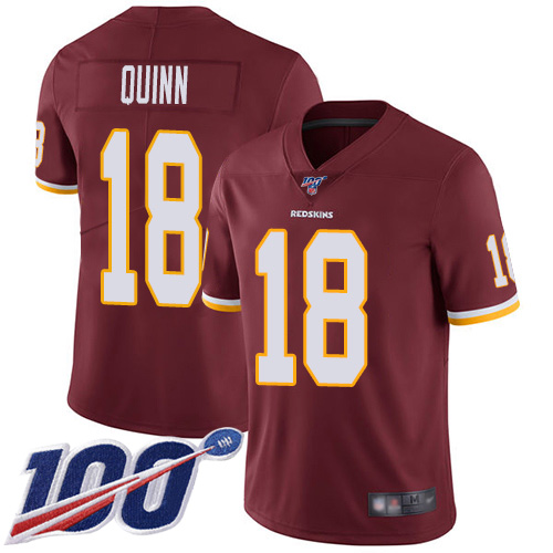 Washington Redskins Limited Burgundy Red Men Trey Quinn Home Jersey NFL Football 18 100th Season